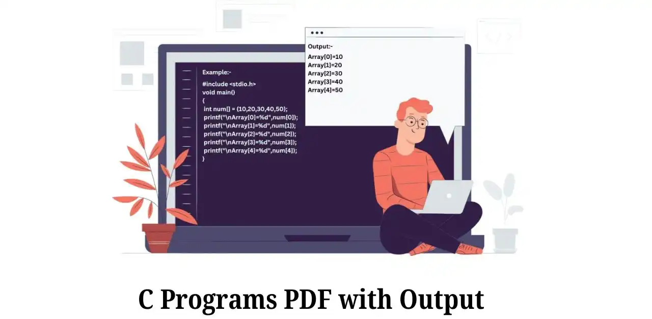 C Programs PDF with Output