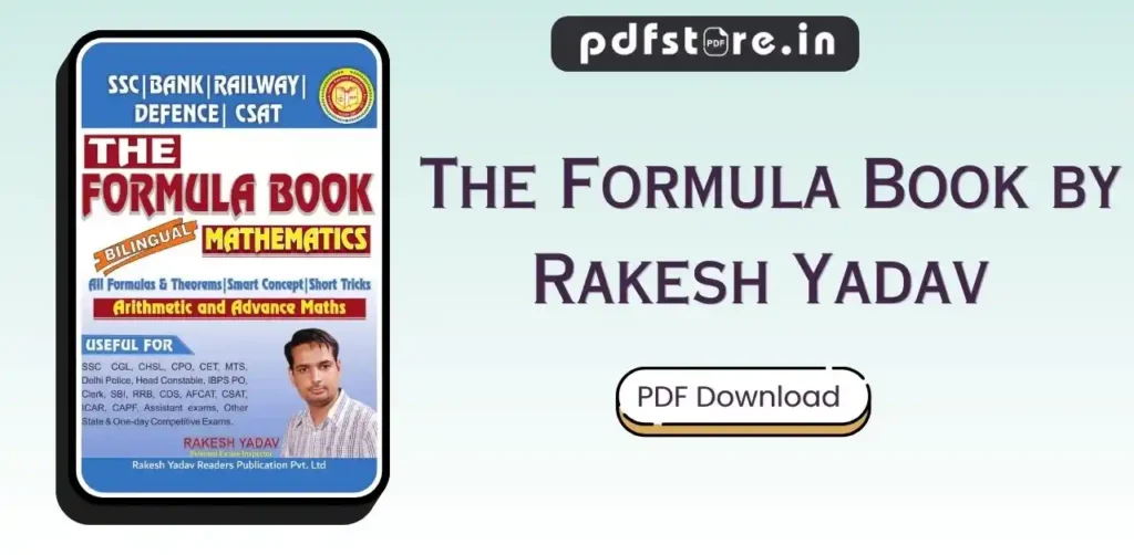 The Formula Book by Rakesh Yadav PDF - Free Download